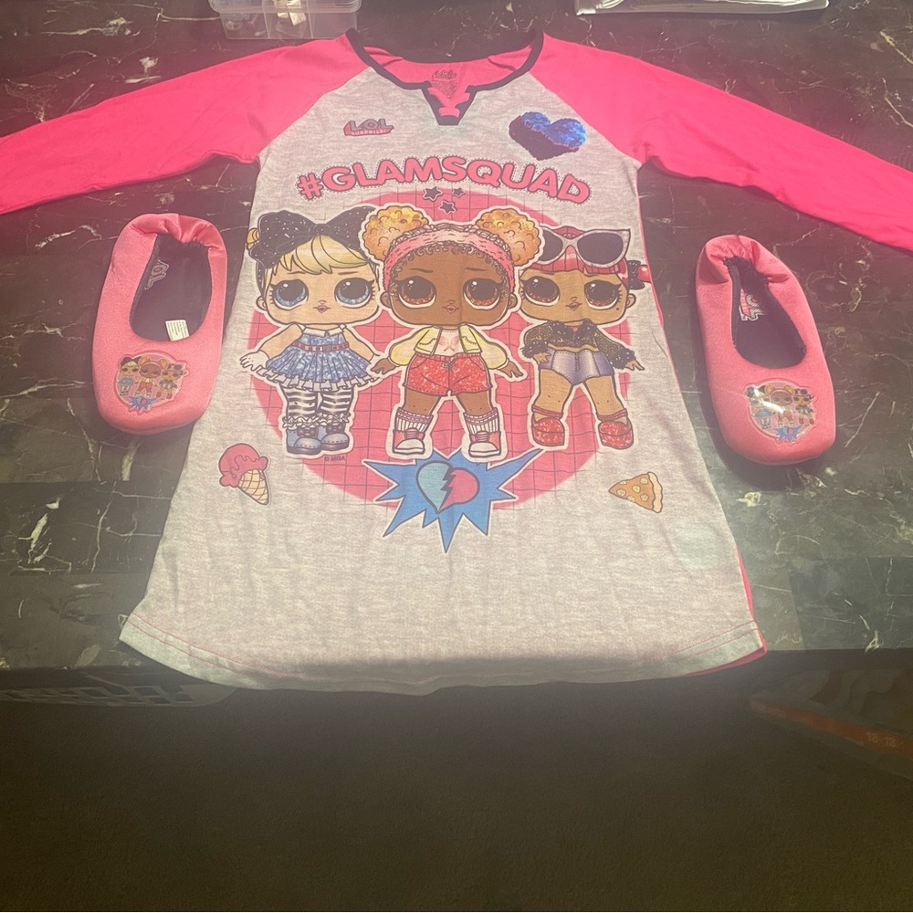 L.O.L. Surprise! Pink and Black Nightgown
